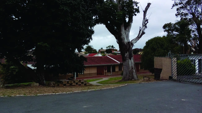 The entrance to the Home