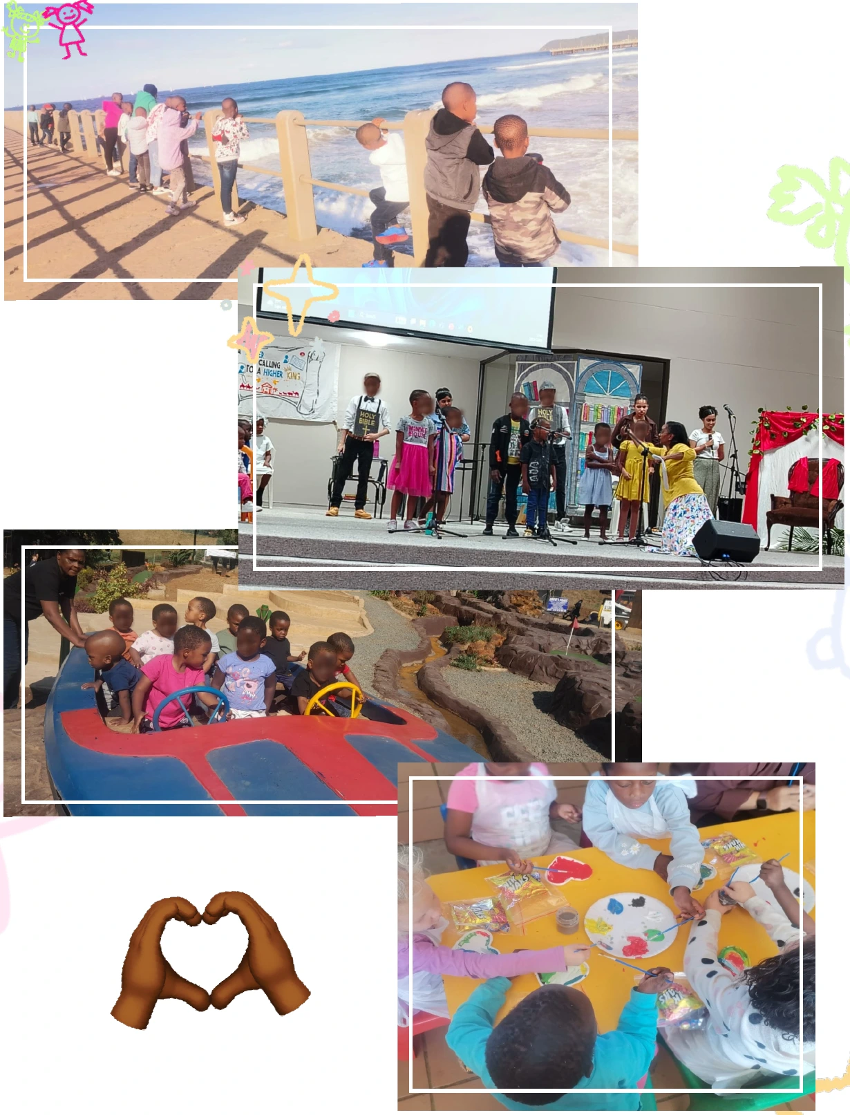 Activities and celebrations pictured in the annual report