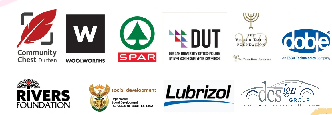 Partner and supporter logos printed in the annual report