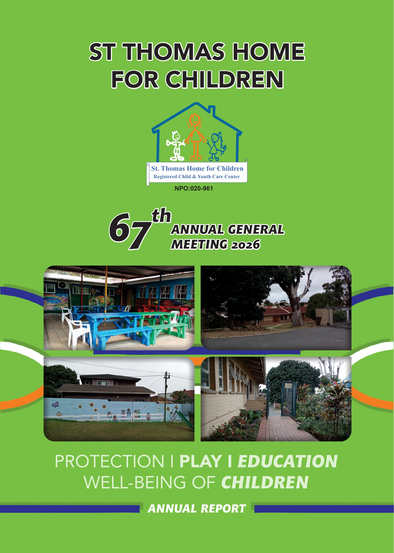 Cover of the 2025/2026 St Thomas annual report